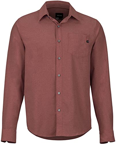 Image of Marmot Men's Aerobora Long Sleeve Button Down Shirt