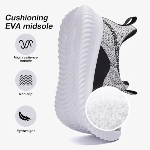 nerteo Boys Girls Sneakers Kids Hands Free Slip On Lightweight Breathable Walking Running Tennis Athletic Summer Shoes for Little/Big Kid4