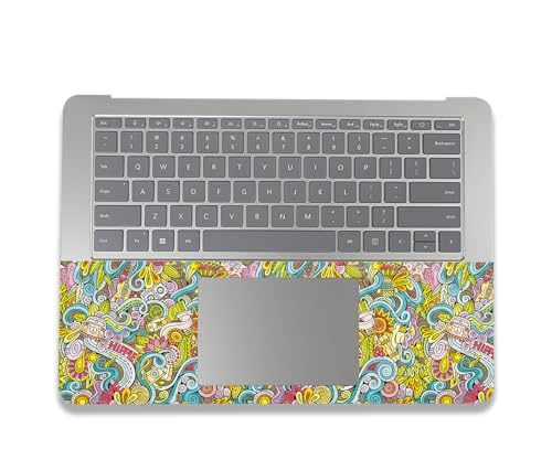 Image of MightySkins Carbon Fiber Skin Compatible With Microsoft Surface Laptop Studio 2 (2023) Full Wrap Kit - Ultra Hippie | Protective, Durable Textured Carbon Fiber Finish | Easy To Apply | Made in the USA