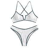bikini weiß blumen * NOTE: Please refer to the size chart on the left before purchasing. And you can also check the examples in the description to get the right size.