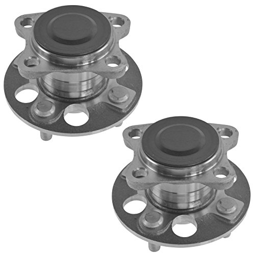 Image of TRQ Rear Left and Right Wheel Bearing and Hub Assembly Set 2 Piece