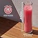 Simply Soson 2x8 inch Pink Devotional Candles in Glass Jar - 3 Pack - 90 Hours – Prayer Candle - Tall Pillar Candles for Religious, Memorials, Party Decor
