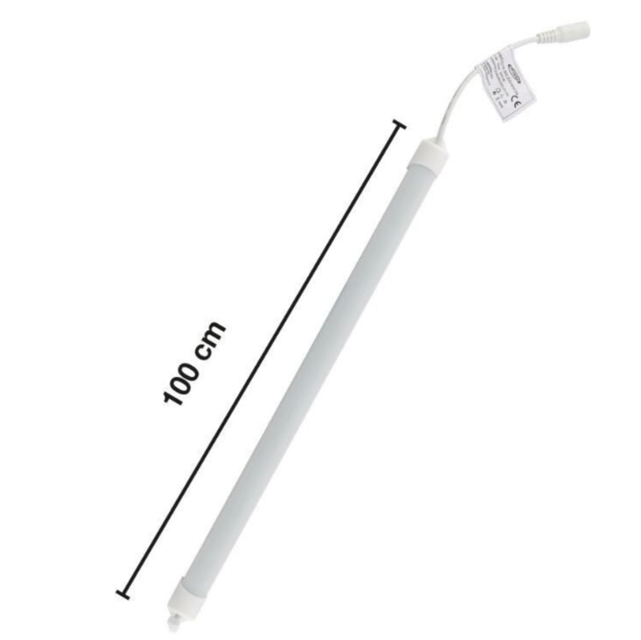 TOT ELECTRIC 2PZ Striscia led 12V 1m con profilo barra luminosa lampada sottopensile in alluminio luce cucina armadio mensole copaertura Opaco Luce Naturale