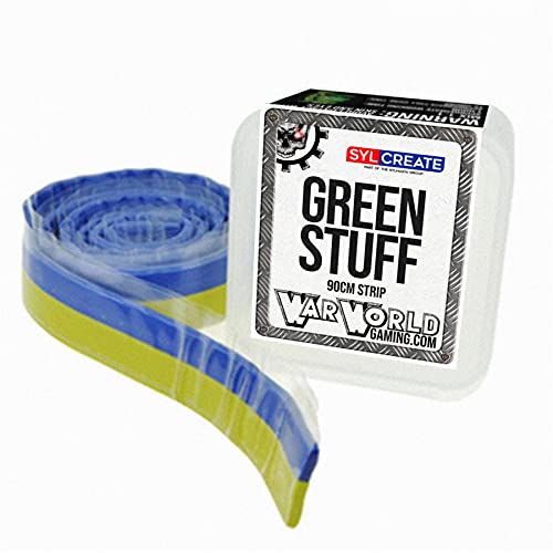 War World Gaming Green Stuff Putty Modellbau Modellierspachtel - 90 cm Streifen mit Wanne Cover