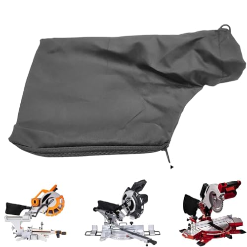 NHQZ Scie a onglet radiale, Sac à poussière avec fermeture éclair, Pour Scie à Onglet Modèle 255, Sac à Sciure avec Fermeture éclair et Support, Pour ramasser la poussière
