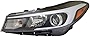 TYC Left Headlight Assembly Compatible with 2017-2018 Kia Forte