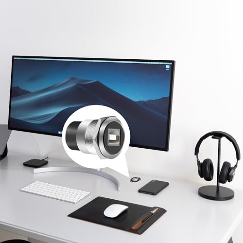 Adaptador USB B a A Panel Montaje USB 2.0 Hembra miniatura 2