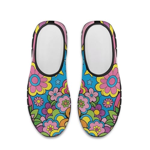 Image of Womens Slip On Walking Shoes Non Slip Loafer Breathable Holiday Travel Shoe Lightweight Casual Low Top Sneakers SizeUS 5.5-11.5