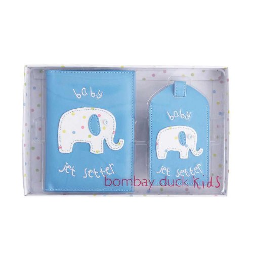 Preisvergleich Produktbild Bombay Duck - Reisepass-Hülle für Babys, blau (blau) - BAK011