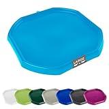 MEKA Tuff Tray for Sensory Play, Sensory Tray for Kids, Toddler Water Table, Tuff Spot Sensory Bin for Toddlers (Blue, Large (38' x 38'))