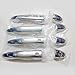 Dakitita Chrome Exterior Door Handle Cover Trim for Jeep Cherokee (KL) 2014-2023 Compass 2018-2023 for Chrysler 200 2015-2017 Accessories Decor for Dodge Dart (PF) 2013-2016