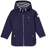 Joules Girls' Rain Jacket, French Navy, 3