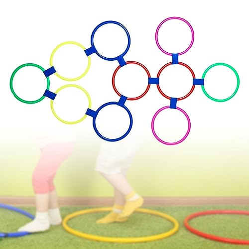 kowaku 10-teiliges Speed-Agility-Set, Speed- und Agility-Trainingse, multifunktionales Fußball-Trainingse-Set für Zuhause, Fitnessstudio, 38CM