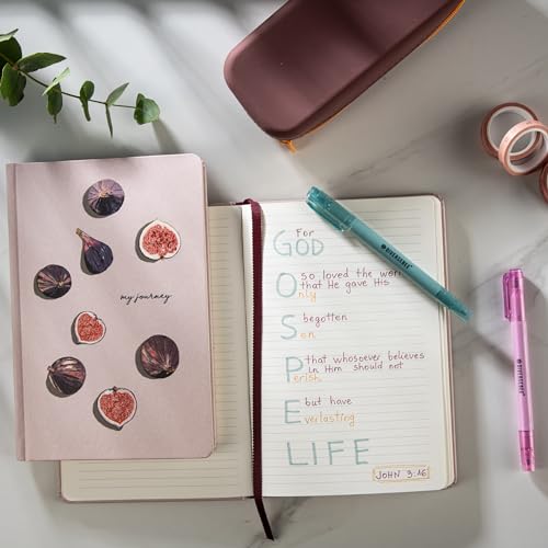 Cuaderno rayado A5 antimanchas de tinta para apuntes limpios 4