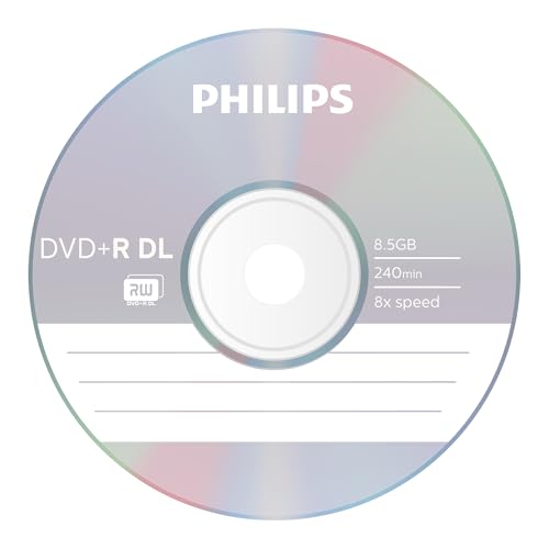 Philips DR8S8J05C 5 x DVD+R DL 8.5 Go 240 minutes 8x boîtier CD - vue 3