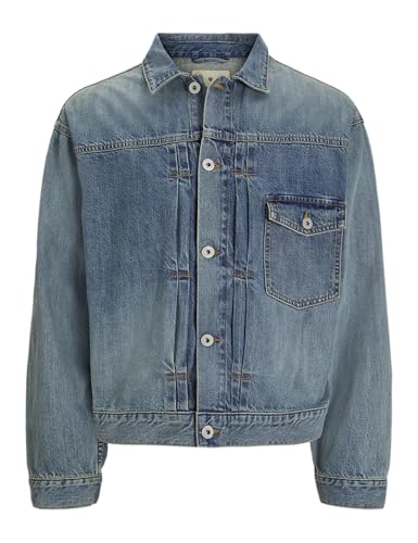 JACK & JONES Herren Jjikevin Jjjacket Sq 963, Blue Denim, s