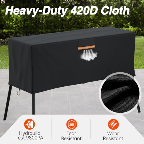Image of EVRBUL Patio Cover for Camp Chef 3 Burner Stoves, 43 inch L x 16 inch W x 16 inch H