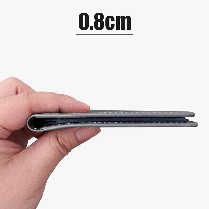 Leather Car Document Holder for Suzuki Jimny Cabriolet, Blocking ID Card Organizer, Driver License Wallet, Driver License Holder Leather, Auto Card Wallet, Car Accessories,Grey4