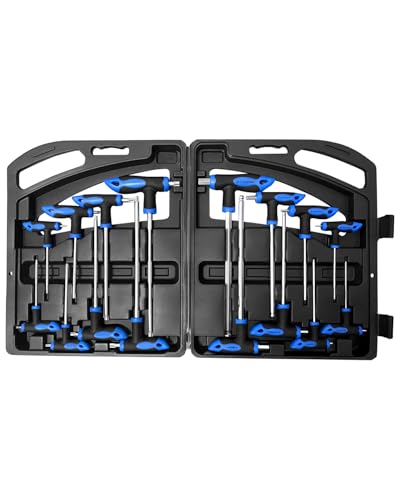 Rhinos 16 pcs Hex and Tork screw driver set with Handle