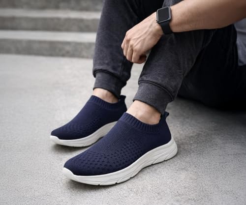 Image of Kraasa ProRider Running Shoes for Men | Walking & Gym Shoes with Max Cushion Technology | Lace Up Sneakers for Men