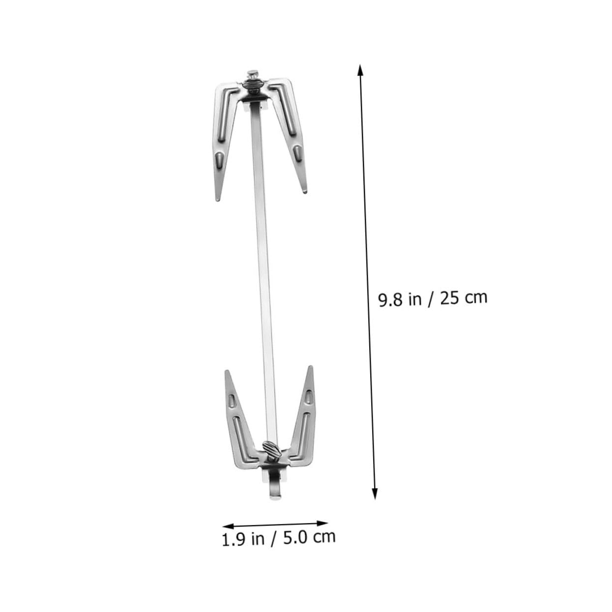 Forchette Rotanti 2 Pezzi per Pollo Arrosto in Acciaio Inox Accessorio per Forno e Griglia, Stabili e Facili da Riporre