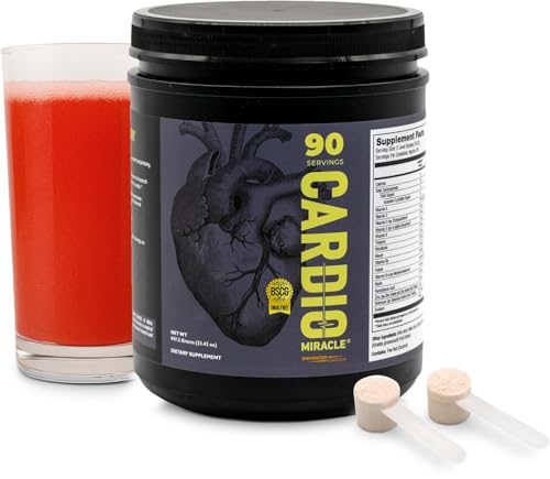 Cardio Miracle Nitric Oxide Supplement 90 Servings - Beet Root Powder with L-Arginine to Support Circulation Blood Flow Energy Endurance Stamina & Heart Health for Men and Women