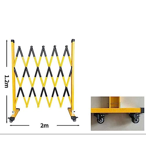 Barrière métallique extensible industrielle en acier haute densité