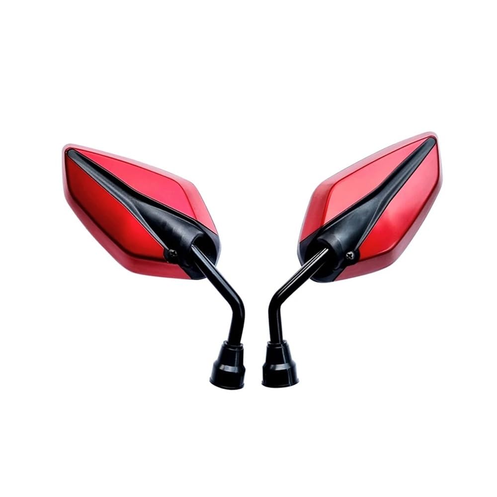 Motorrad Lenker 10mm Rückspiegel Seite Flügel Spiegel Zubehör Universal Für Motorrad Fahrrad Roller Motocross Motorrad Rückspiegel