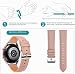 通用 Echtleder-Armband kompatibel mit Galaxy Watch 3 41mm, Damen Herren 20mm Schnellverschluss-Armband für Galaxy Watch 42 mm/Watch 4 Classic Smartwatch