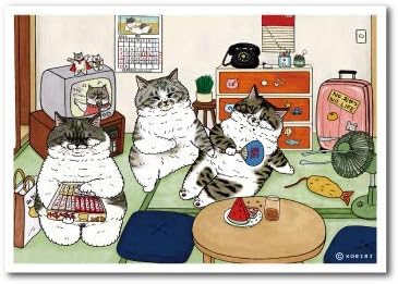 Amazon Co Jp 世にも不思議な猫世界 L版絹目生写真 お盆休み Raw012 Koriri グッズ 猫 イラスト ホビー 通販