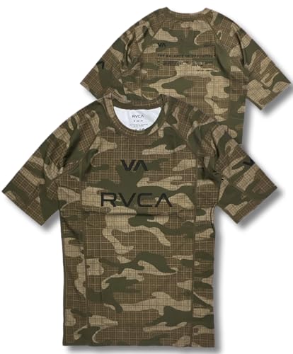 RVCA メンズ ラッシュガード E04A-868 CAM XL