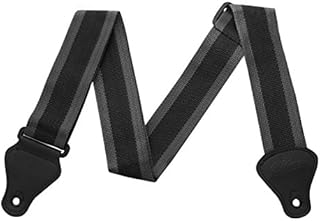 TIGER STP2-GY Nylon Guitar Strap for Acoustic, Classical, Electric and Bass Guitars Grey
