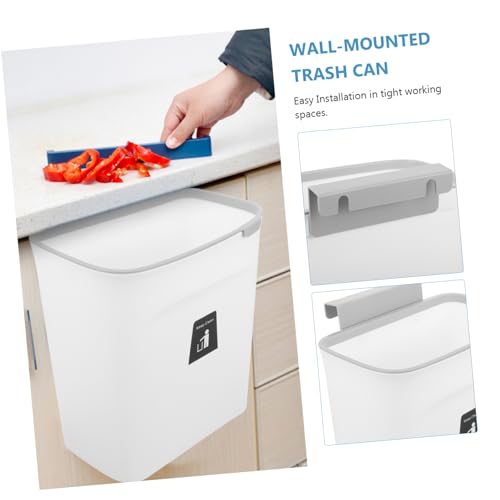 Caneca de basura rectangular para cocina, montaje en pared miniatura 7