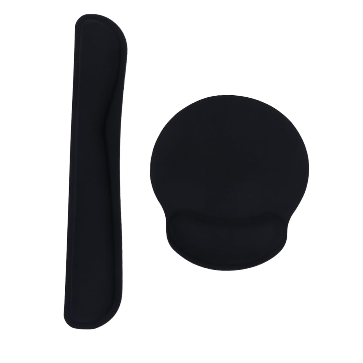 2 Set 2 Pezzi Poggiapolsi Ergonomico Per Tastiera in Memory Foam Per Mouse Poggiapolsi Comodo Per Mouse Per Uso in Ufficio
