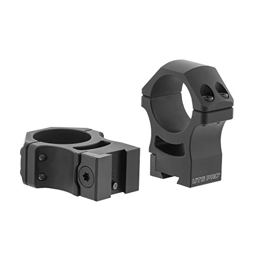 Leapers Inc, Utg Pro P.o.i Dovetail Rings, High Profile, Black #TOP1