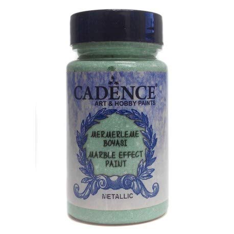 Cadence Pintura Efecto Mármol Verde Claro Metalizado 90ml Ref. 150