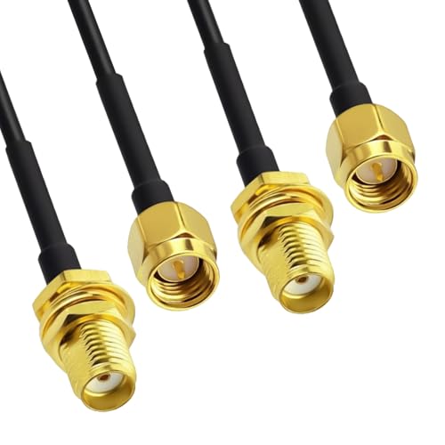 2 Piezas SMA Macho a SMA Hembra, Cable de Extensión SMA 4G LTE, RG174, 2 M, Coaxial Antena para Módems, Enrutadores, Puertas de Enlace y Dispositivos Celulares, para de Señales y Conexiones Estables 2 Piezas SMA Macho a SMA Hembra, Cable de Extensión SMA 4G LTE, RG174, 2 M, Coaxial Antena para Módems, Enrutadores, Puertas de Enlace y Dispositivos Celulares, para de Señales y Conexiones Estables