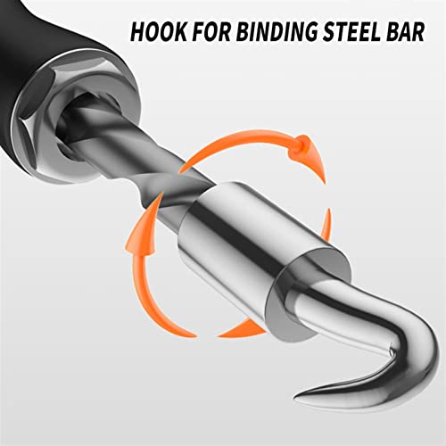 Rebar Tier Construction Site Winding Tool, Draad Knoting Tang Stalen Draad TRING TOOL, Staalbar Bindende Haak, Semi… - Image 6