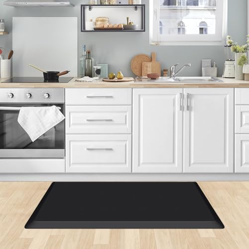 Image of 0.8 inch Thick Kitchen Mat Cushioned Anti Fatigue Rug Comfort Floor Mats | Water-Resistant, Non-Slip, Easy to Clean Comfort Floor Mat for Kitchen, Sink & Office, Multiple Colors & Sizes, 36 inch x 22 inch