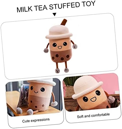 Toyvian Milk Tea Doll Tea Plushie Tea Plush Toy Plush Milk Tea Kids Food Toys Decorative Bed Pillows Toys 4 41m60JfQK2L. AC