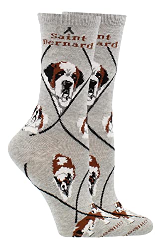 Saint Bernard Socks for Women Gift for Dog Lovers