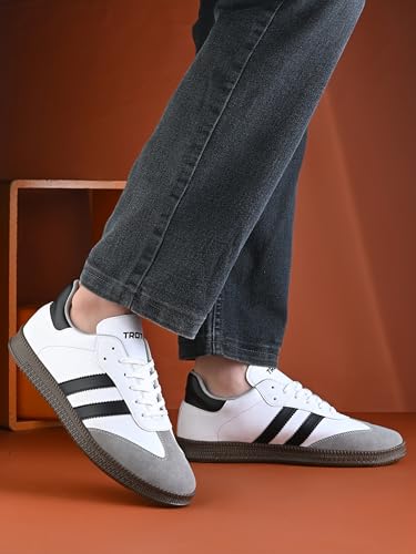 Image of TROTUS Men's Rich Quality|Perfect Style|Decent Look Synthetic Leather Lace up Sneaker's