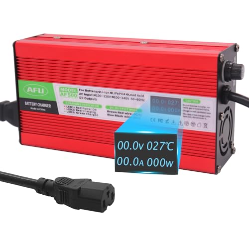 71.4V 5A Charger 60V Li-ion Battery Charger with Cooling Fan Output C13 N+L- Connector Used for 17S 60V Lithium Battery