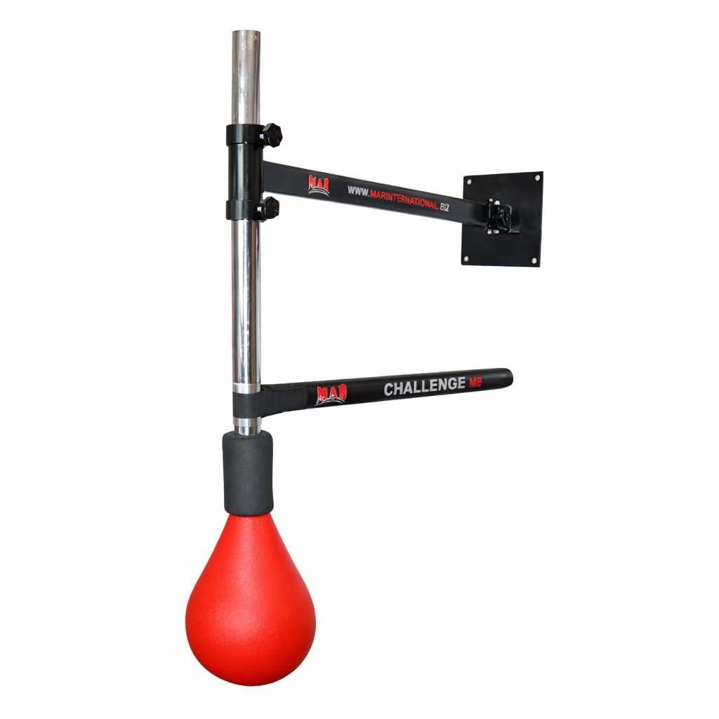 MAR | all Mount Boxing Spinning Bar Speed Bag Training Equipment Tear-Shaped Ball Target Rapid Response Training Equipment for for Boxing, Kickboxing, MMA, Youth Adults Reflex, Speed & Coordination