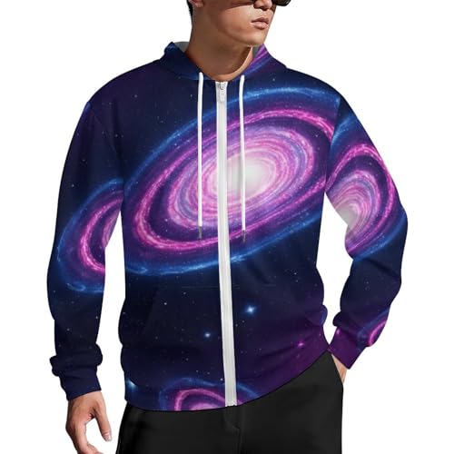 Sudadera con capucha para hombre casual con bolsillos miniatura 1