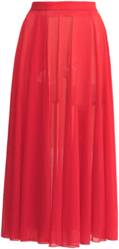 ROYAL SMEELA Ballet Skirt Long Ballet Dance Skirts for Women Mesh Sheer Dance Wrap Skirt 80 cm Dance Skirt