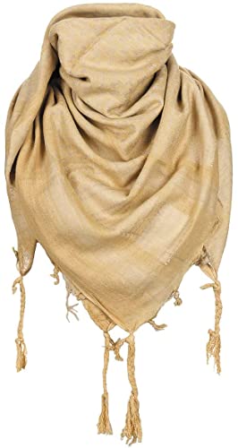 blntackle76 Grande écharpe Shemagh militaire militaire militaire désert tactique foulard Pali 110 x 110 cm 100 % coton pour homme et femme Cover