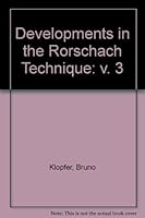 Developments in the Rorschach Technique 0155176285 Book Cover