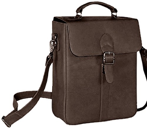 David King & Co.Deluxe Double Wine Bottle Carrier, Cafe, One Size