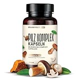 ✔ HOCHDOSIERTE PILZ MISCHUNG - Die sorgfältig kombinierte Mischung aus Chaga Extrakt, Cordyceps Reishi Extrakt, Maitake Extrakt, Shitake Pilze Pulver, Agaricus und der Hericium Pilz als natürliche Unterstützung.